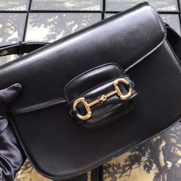 Gucci 1955 Horsebit small shoulder bag Black
