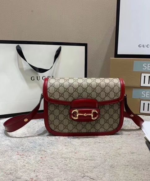 Gucci 1955 Horsebit Bag Red - Replica Bags and Shoes online Store ...