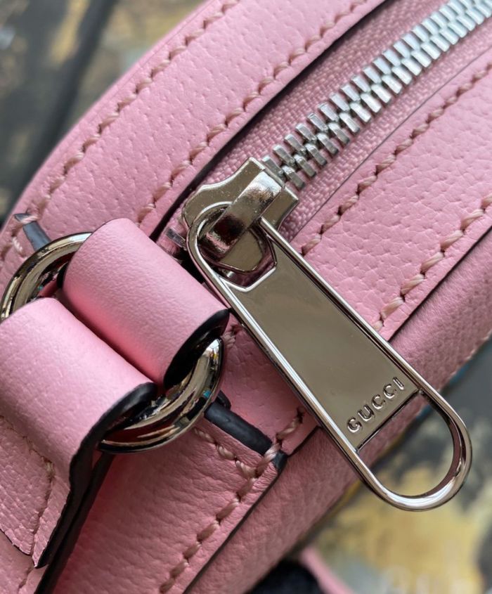 Gucci GG Psychedelic Round Shoulder Bag Pink - Image 3