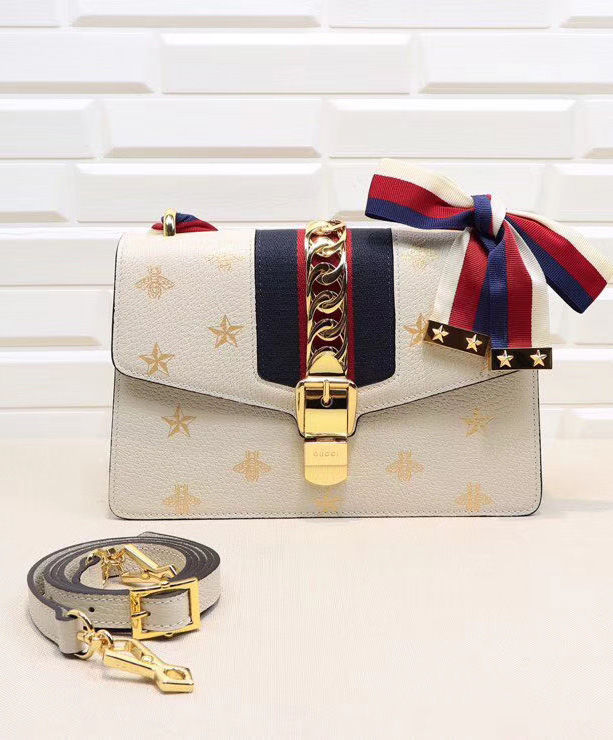 gucci sylvie bee star bag