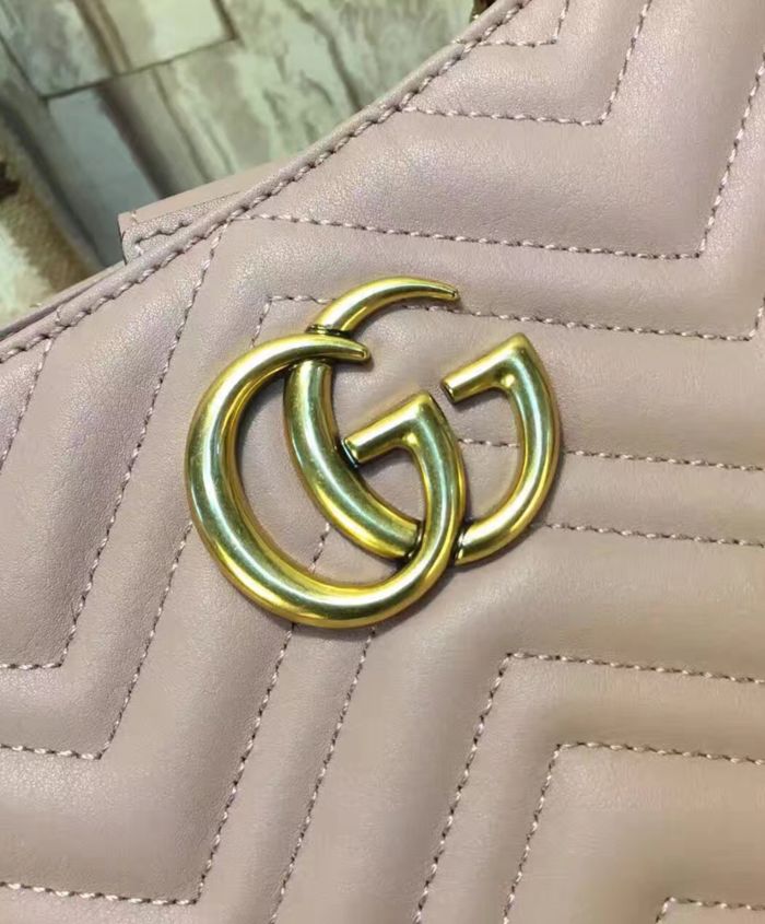Gucci GG Marmont Matelasse Shoulder Bag Gray - Image 3