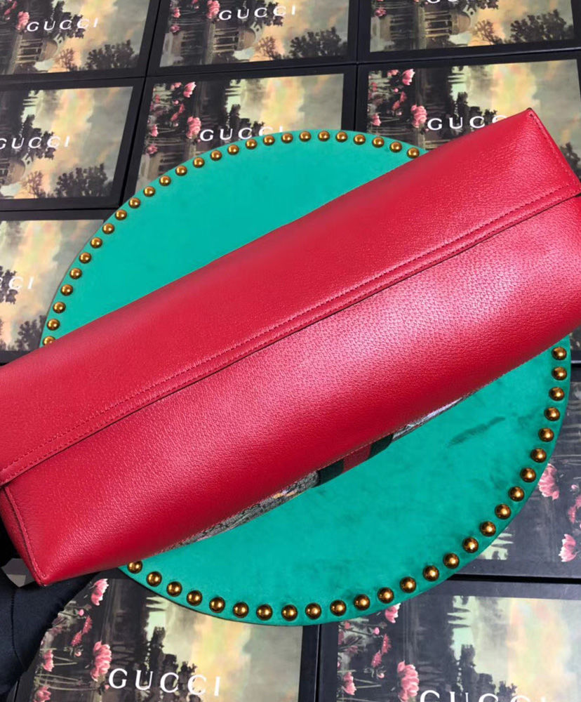 Gucci Ophidia GG Flora medium tote Red - Image 5