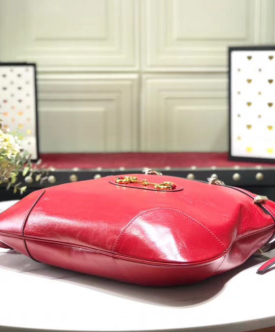 gucci 1955 horsebit bag red