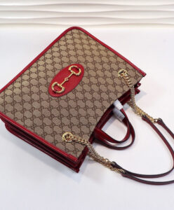 gucci 1955 horsebit bag red