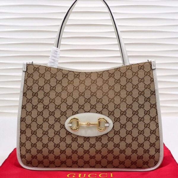 Gucci 1955 Horsebit tote bag Cream