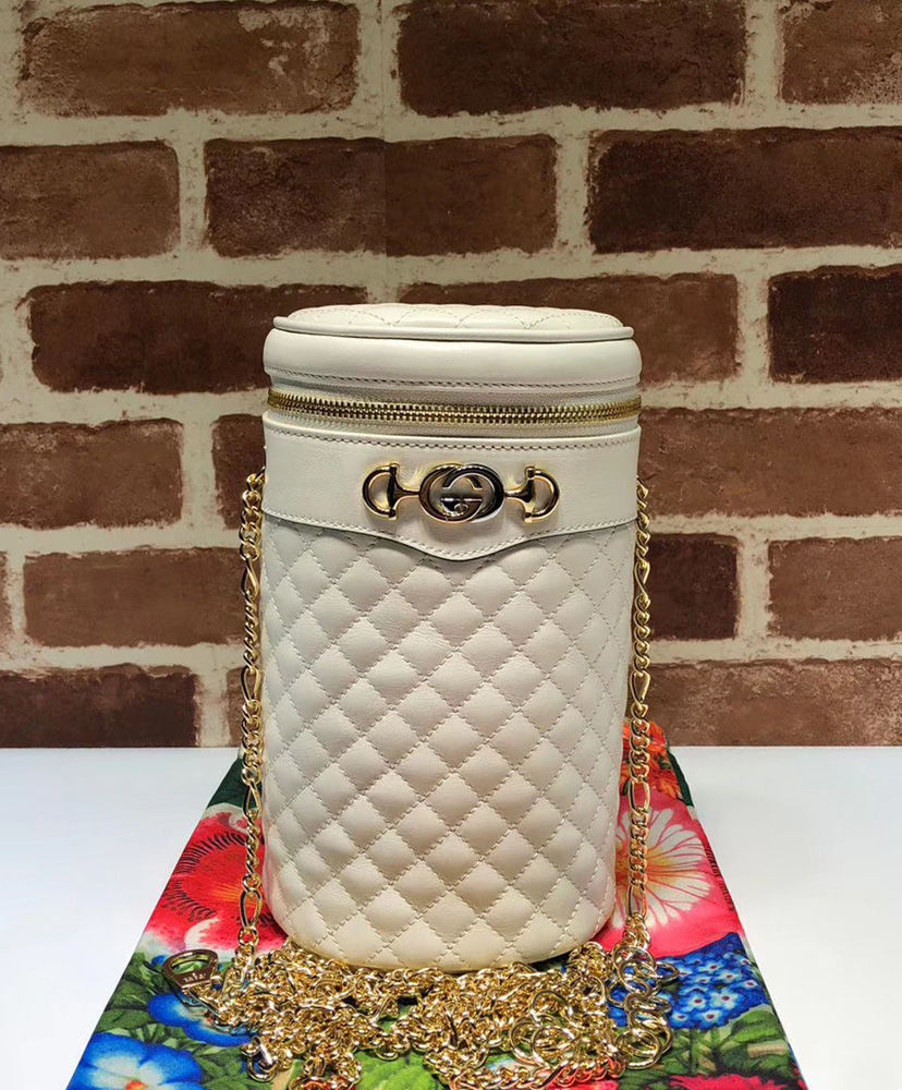 Gucci Quilted leather belt bag Cream
