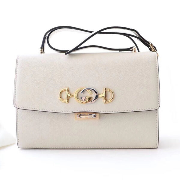 gucci zumi grainy leather small shoulder bag