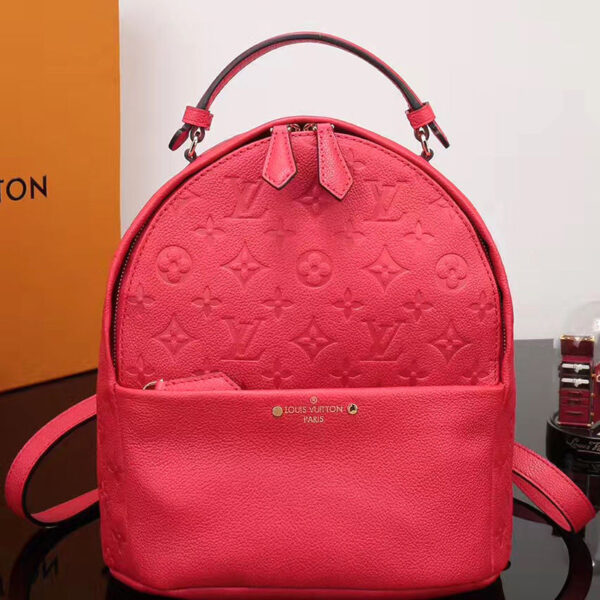 Louis Vuitton Sorbonne Backpack Red