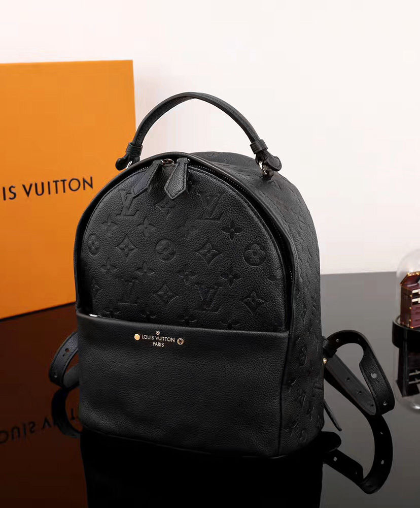 black louis vuitton bag with white letters