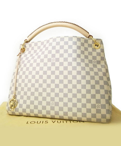 white louis vuitton damier bag