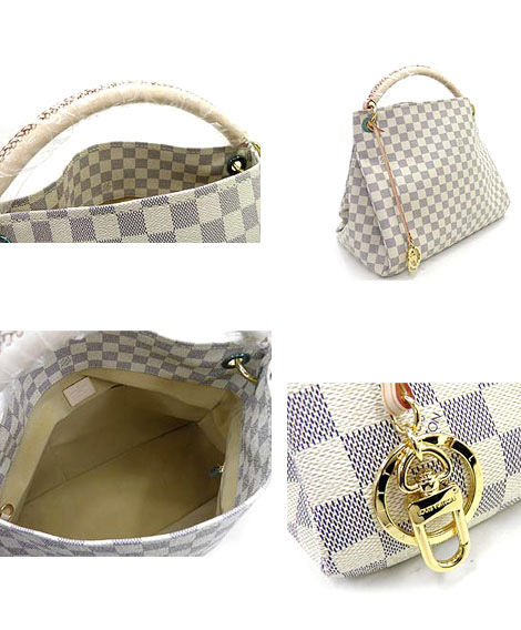 white louis vuitton damier bag