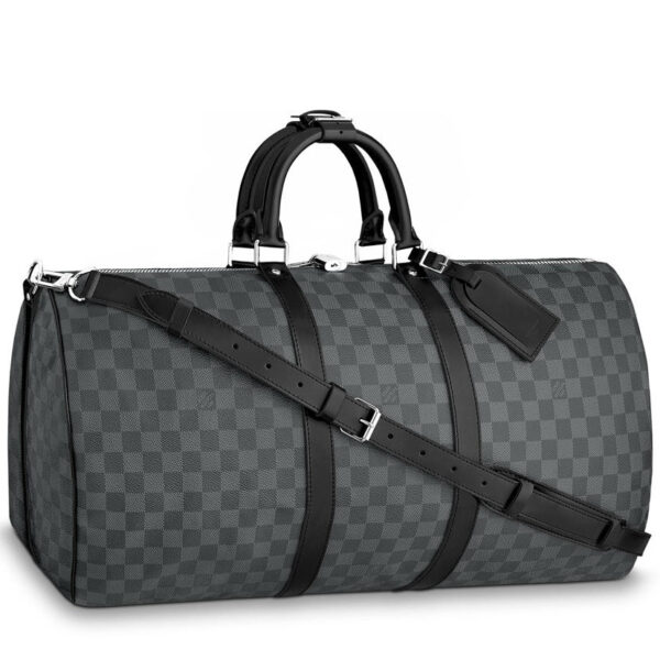 Louis Vuitton Damier Graphite Canvas Keepall Black 50CM