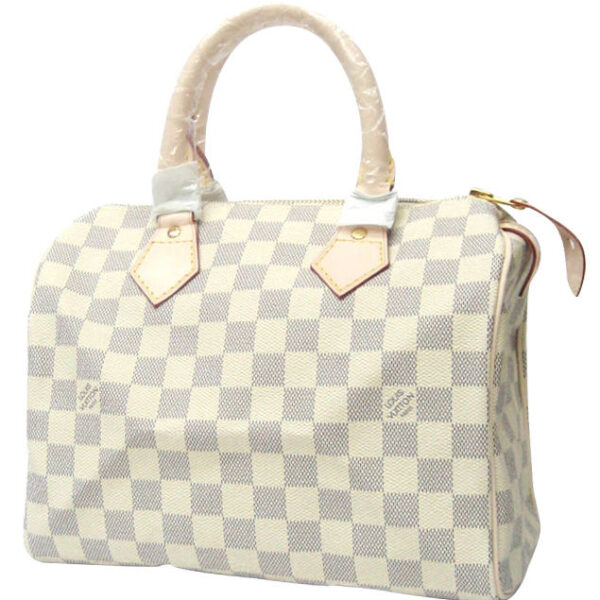 Louis Vuitton Damier Speed White 25CM