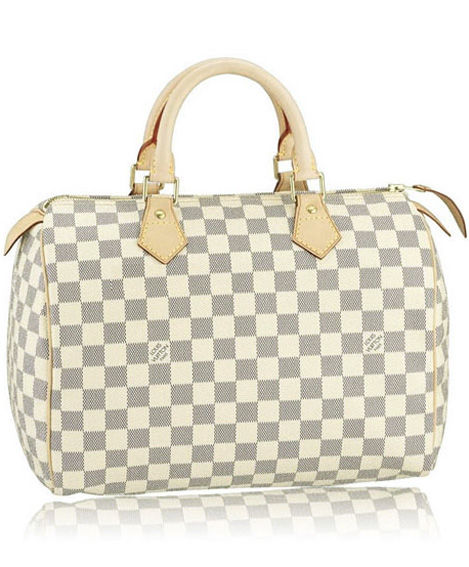 Louis Vuitton Damier Canvas Speedy White 35CM