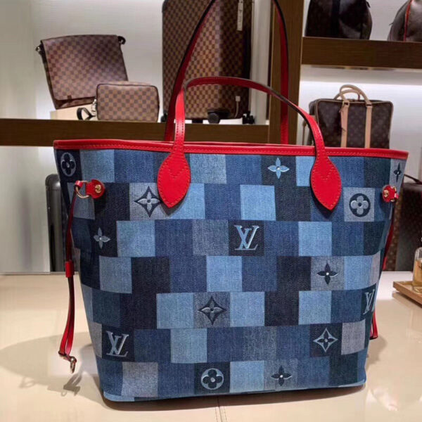 Louis Vuitton Neverfull MM Blue