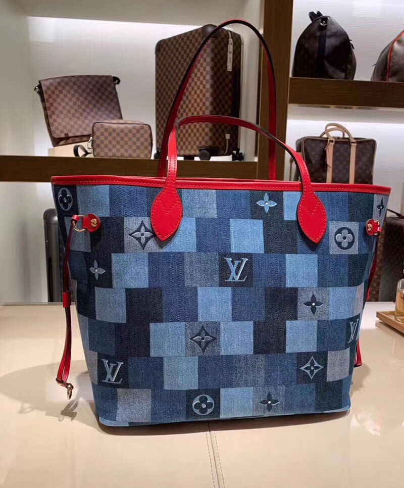 Louis Vuitton Neverfull MM Blue