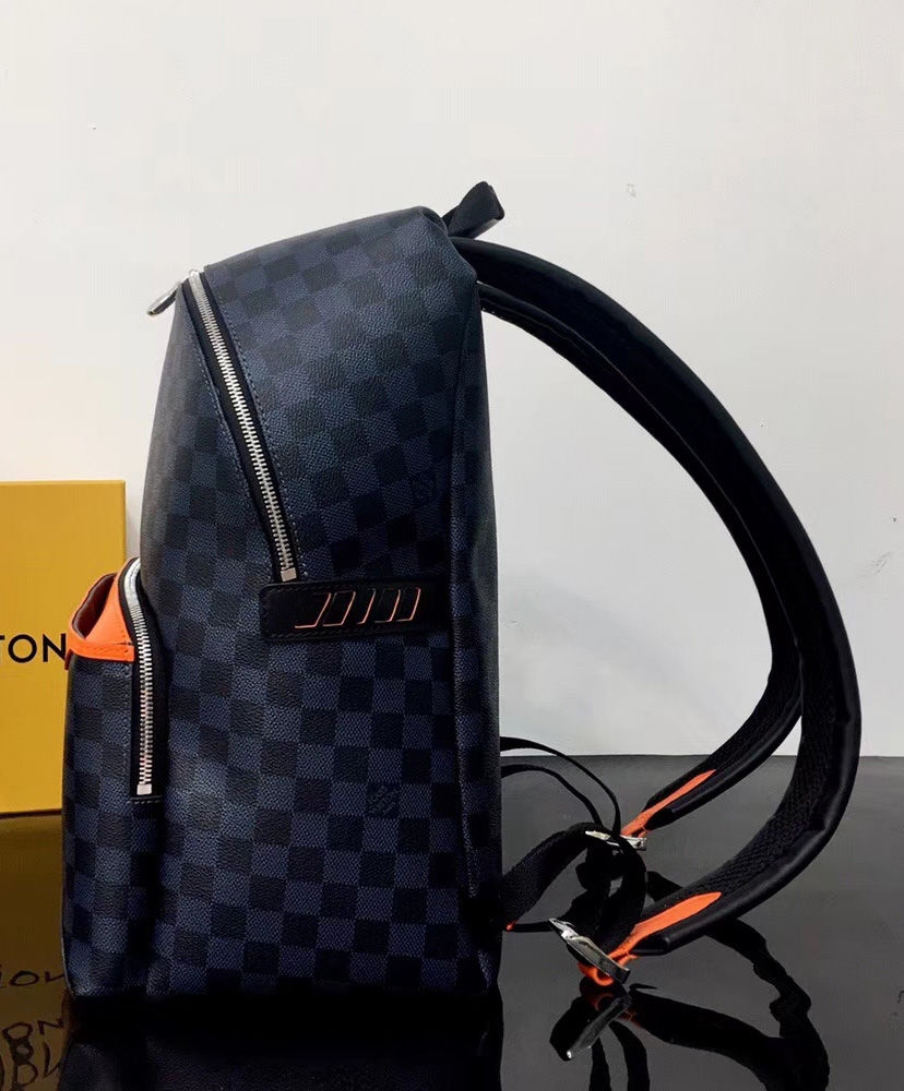 Louis Vuitton Damier Cobalt Race Discovery Backpack PM Black - Image 2