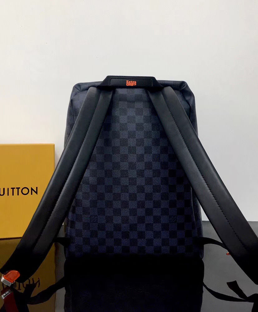 Louis Vuitton Damier Cobalt Race Discovery Backpack PM Black - Image 3