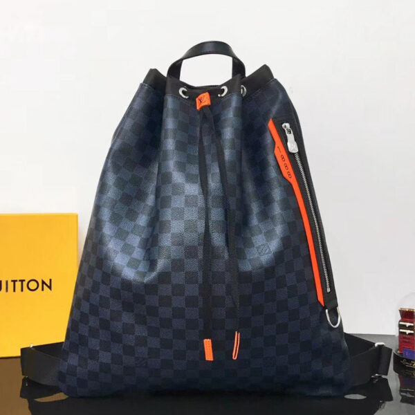 Louis Vuitton Drawstring Backpack Black