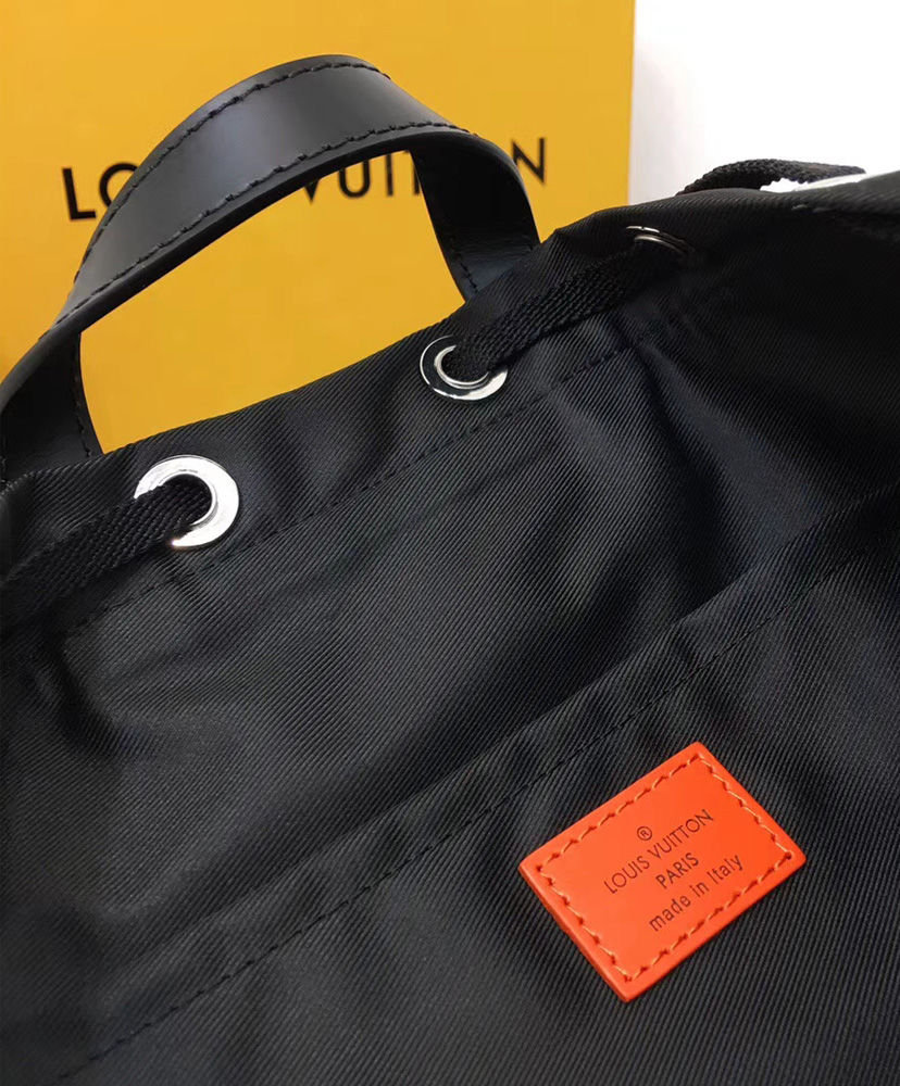 Louis Vuitton Drawstring Backpack Black - Image 2