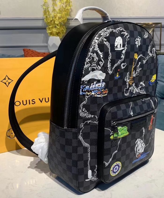 Louis Vuitton Josh Backpack Black - Image 7