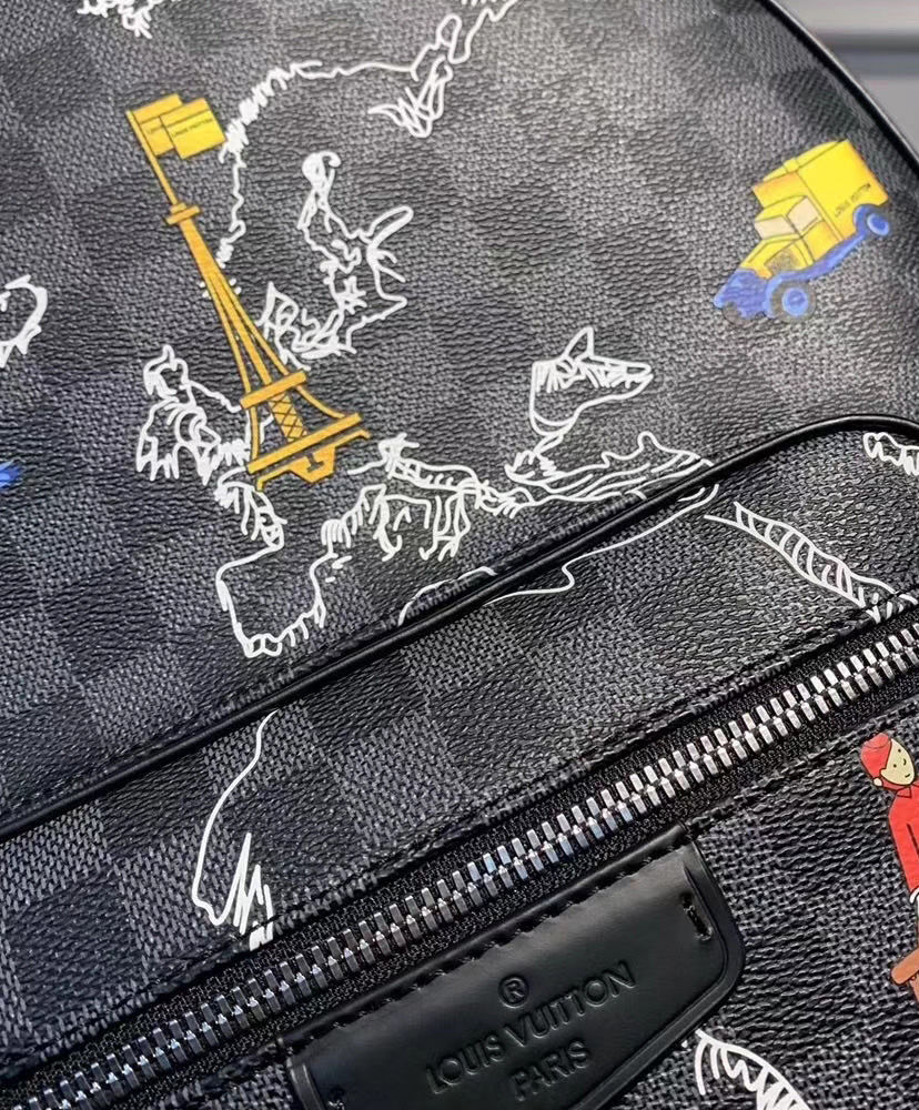 Louis Vuitton Josh Backpack Black - Image 4