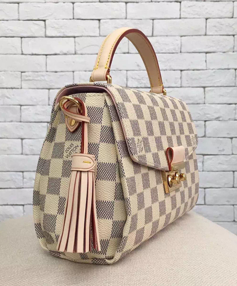 white louis vuitton damier bag