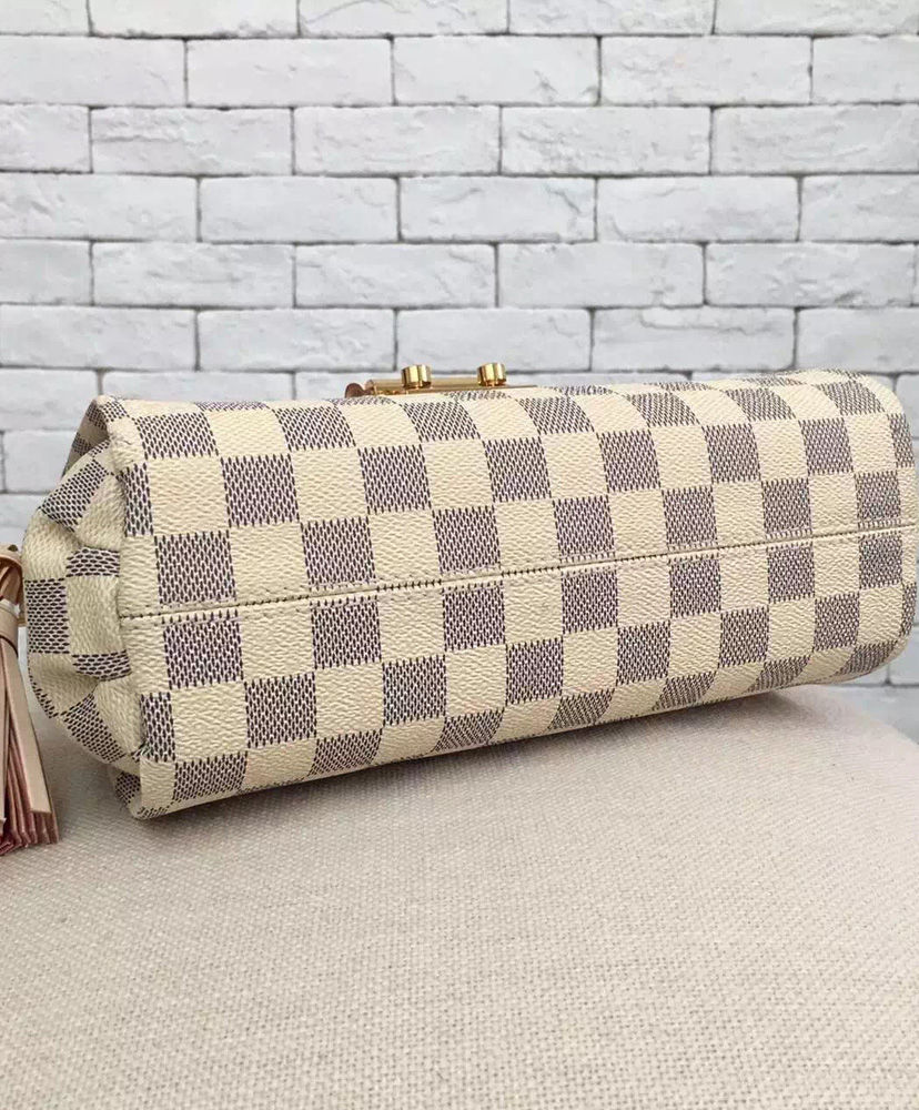 Louis Vuitton Croisette Damier Azur Canvas Bag White AlimorLuxury