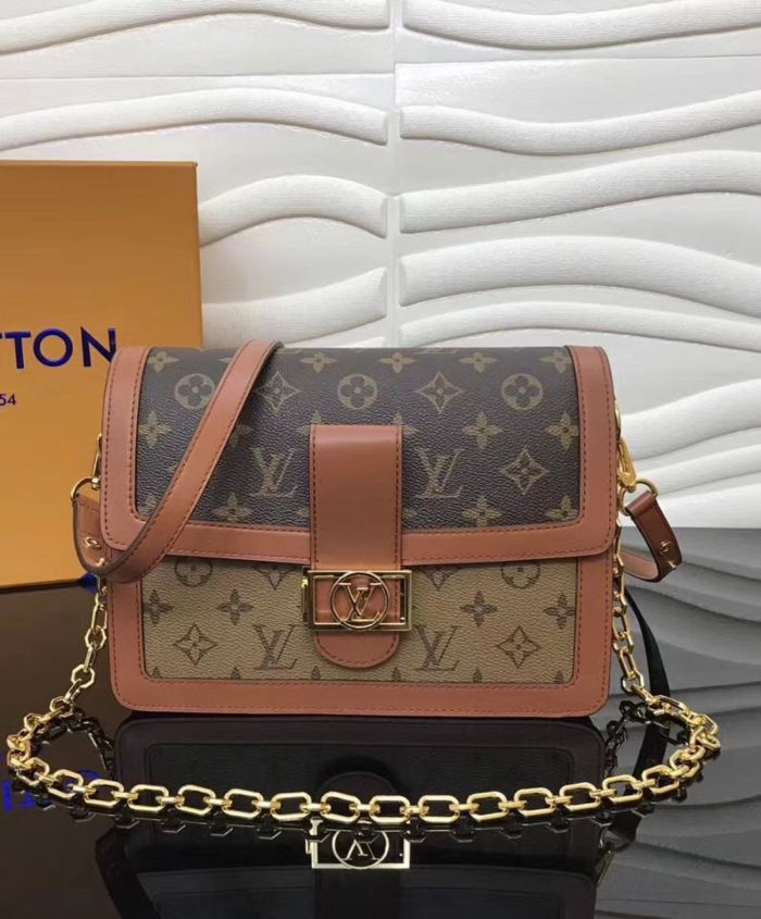 Louis Vuitton Dauphine Apricot - Replica Bags and Shoes online Store ...