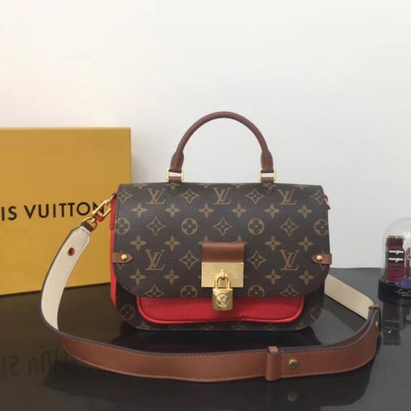 Louis Vuitton Creme Monogram Canvas Vaugirard Bag - Yoogi's Closet