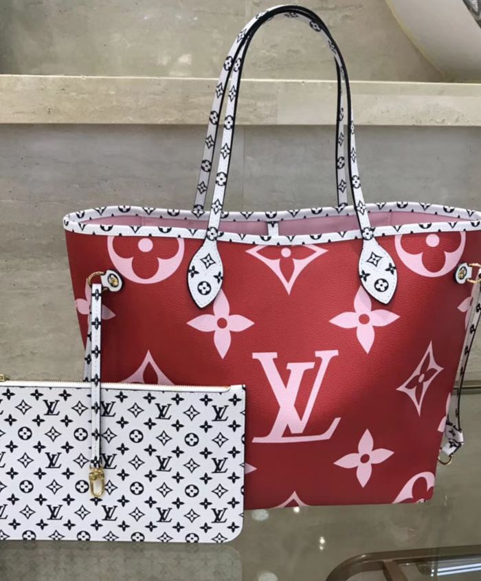 Louis Vuitton Neverfull MM Red - Replica Bags and Shoes online Store ...