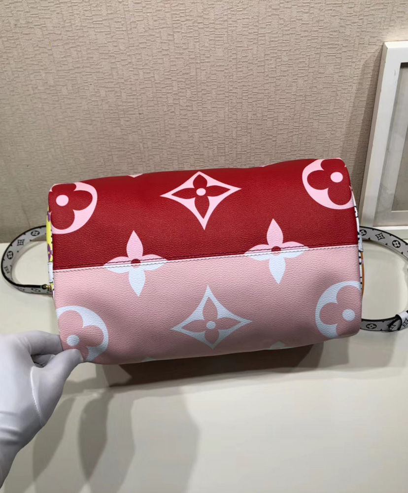 Louis Vuitton Speedy Bandouliere 30 Red - Image 4