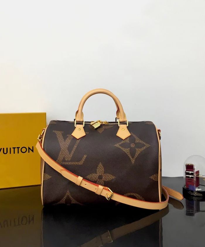 Louis Vuitton Speedy Bandouliere 30 Brown
