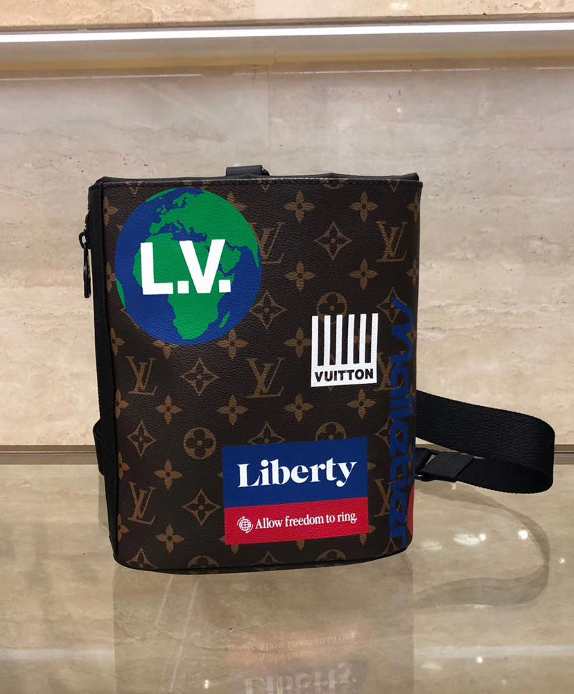 Louis Vuitton Chalk Sling Bag Brown