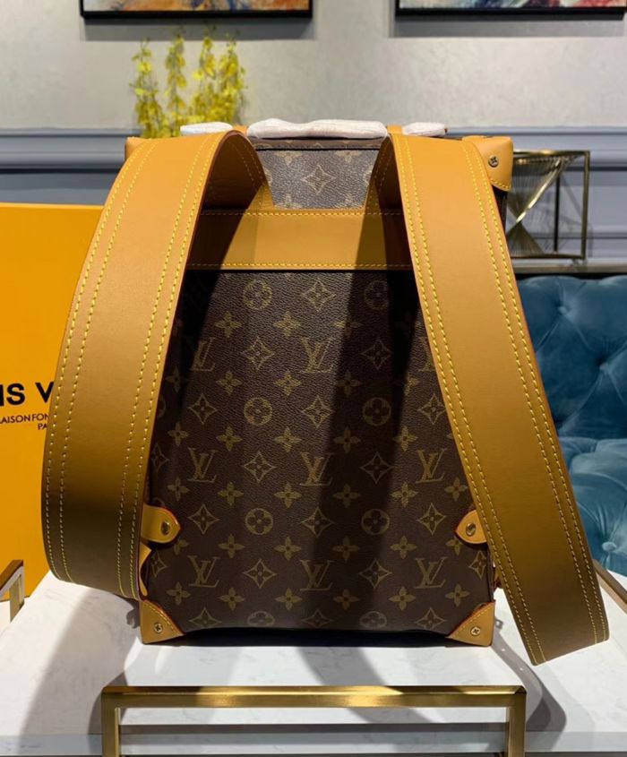 Louis Vuitton Soft Trunk Backpack PM Brown - AlimorLuxury