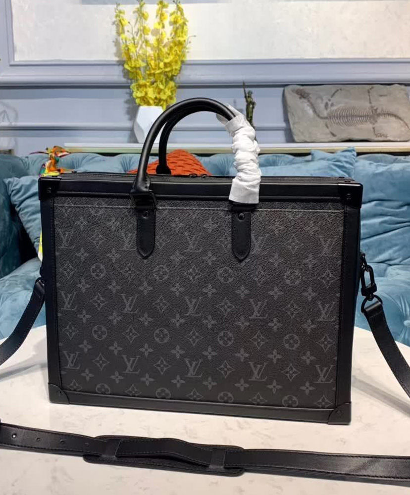 Louis Vuitton Soft Trunk Briefcase Black - Image 3
