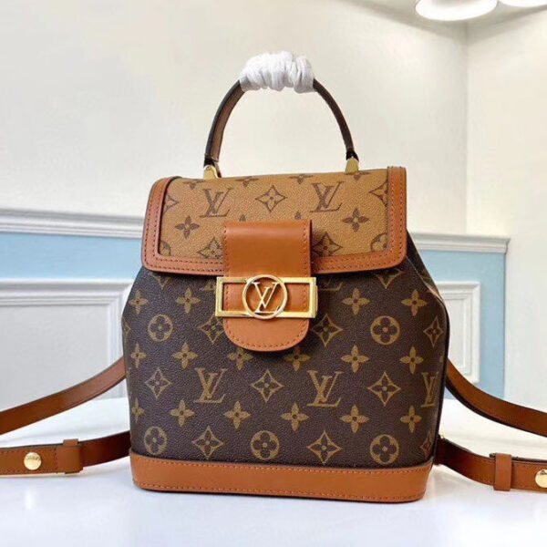 Louis Vuitton Dauphine Backpack PM Brown