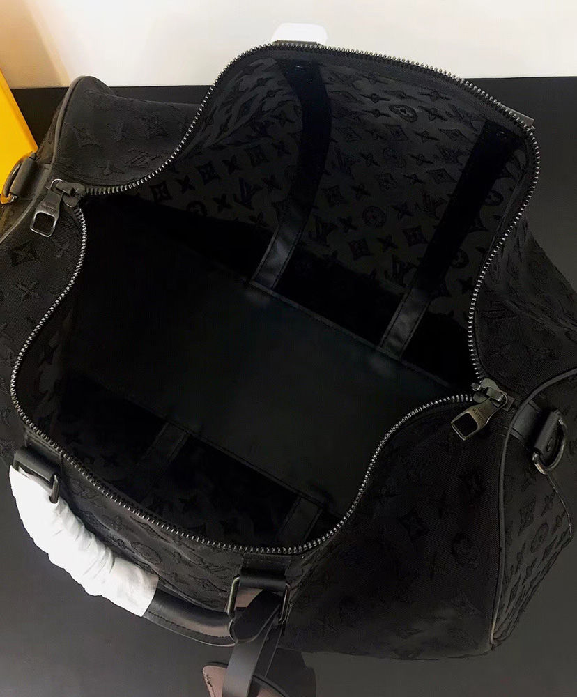 Louis Vuitton Keepall Bandouliere 50 Black - Image 8