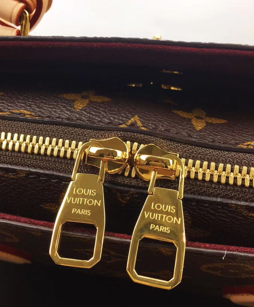 Louis Vuitton Flower Zipped Tote BB Brown - Image 5