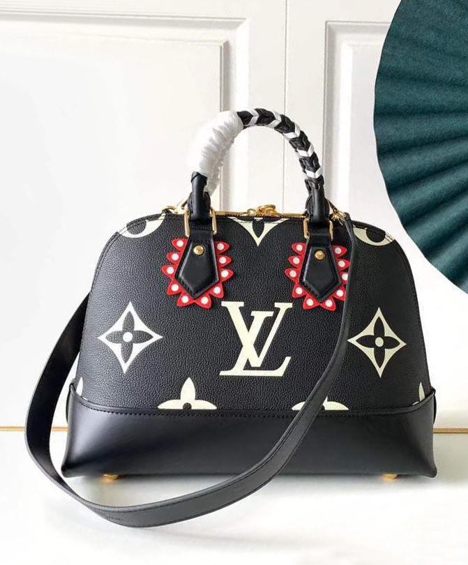 Louis Vuitton LV Crafty Alma PM M45380 Black - AlimorLuxury