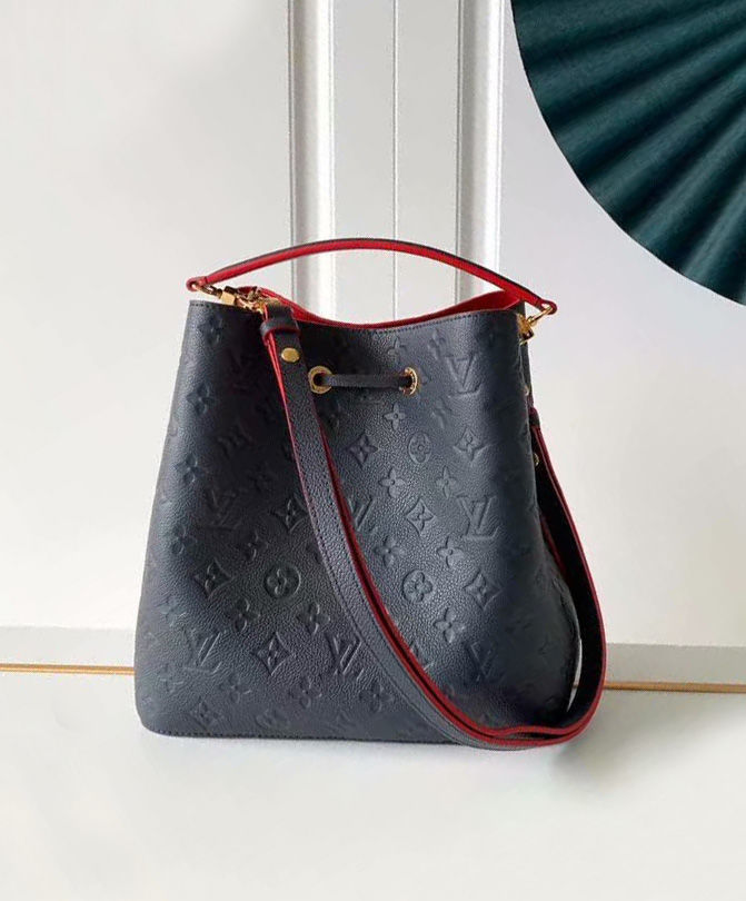 Louis Vuitton Neonoe MM Exclusive Prelaunch Dark Blue - Image 3