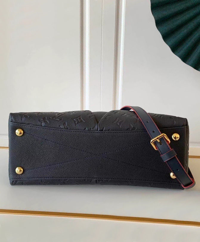 Louis Vuitton V Tote MM Dark Blue - Image 4