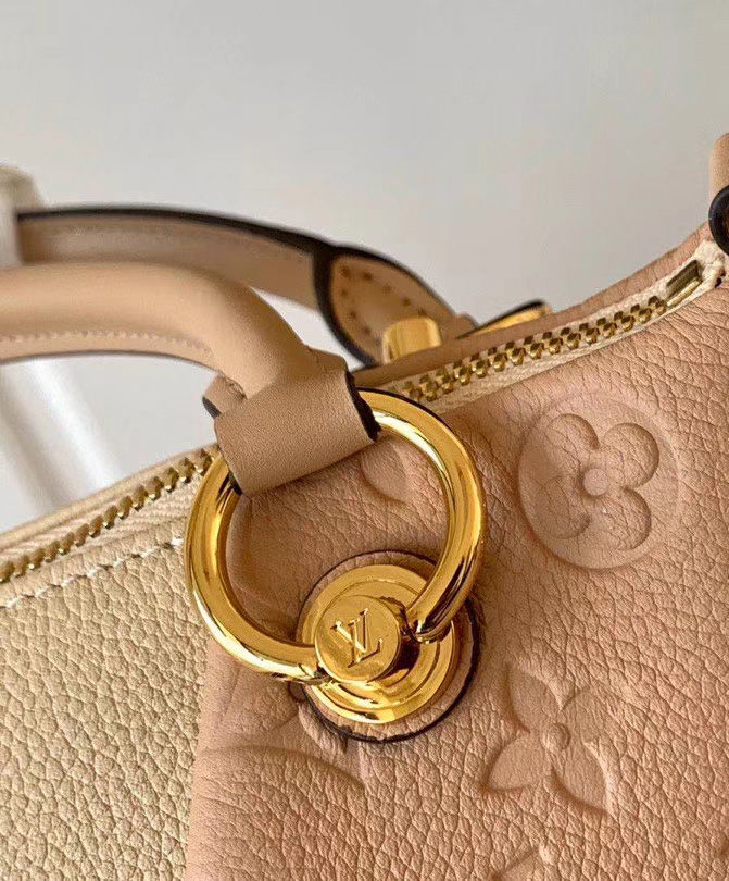 Louis Vuitton V Tote MM Apricot Purse - Image 5