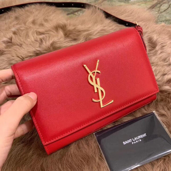 Saint Laurent Kate Belt Bag Red