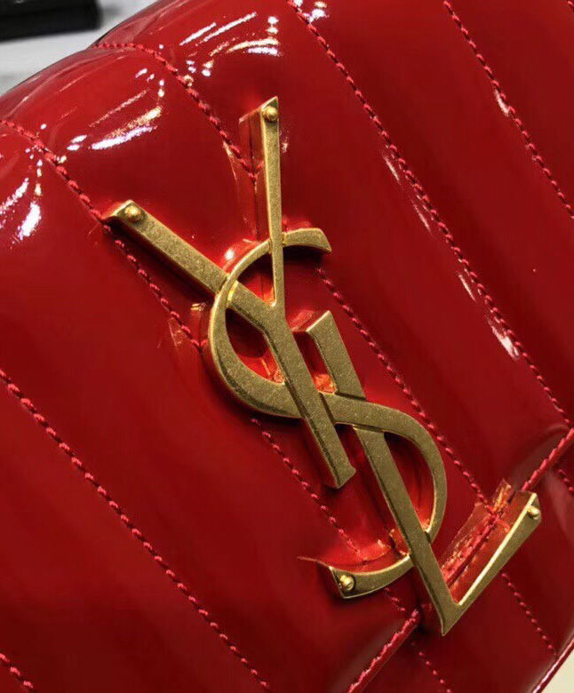 Saint Laurent Large Vicky Bag Red - Image 4