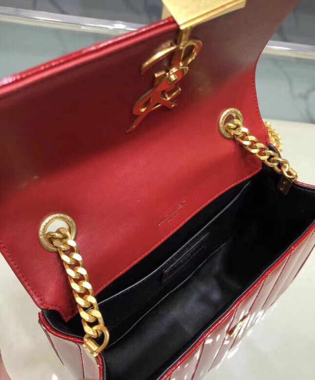 Saint Laurent Large Vicky Bag Red - Image 7