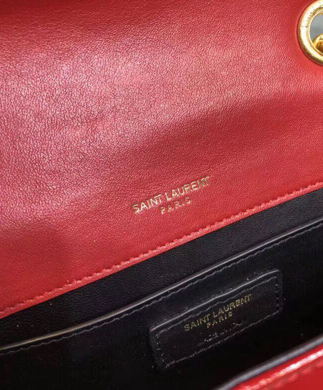 Saint Laurent Large Vicky Bag Red - Image 8