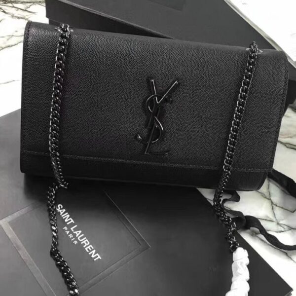 YSL Cassandra Bag In Smooth Leather And Suede - AlimorLuxury