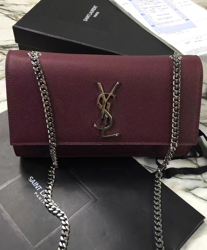 ysl kate medium grey