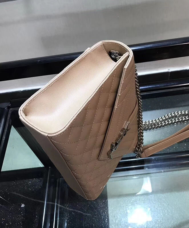 Saint Laurent Envelope Medium Bag Apricot - Image 6